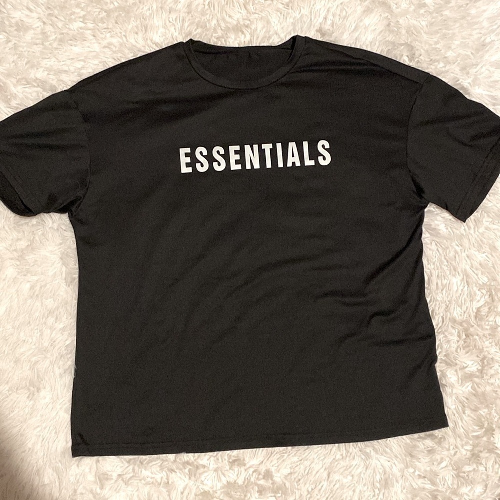 Black biker shorts oversized Tshirt set - Picture 2 of 10